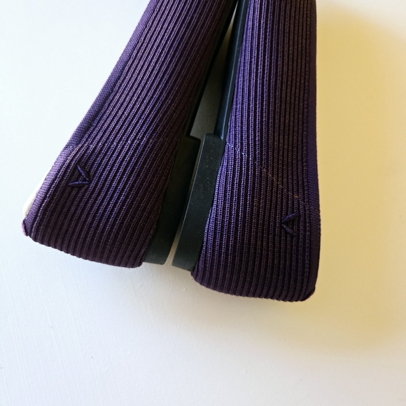 VIVAIA Women's Square-Toe V-Cut Flats (Margot 2.0) Eggplant Size EUR 39 US 8 - Picture 7 of 16